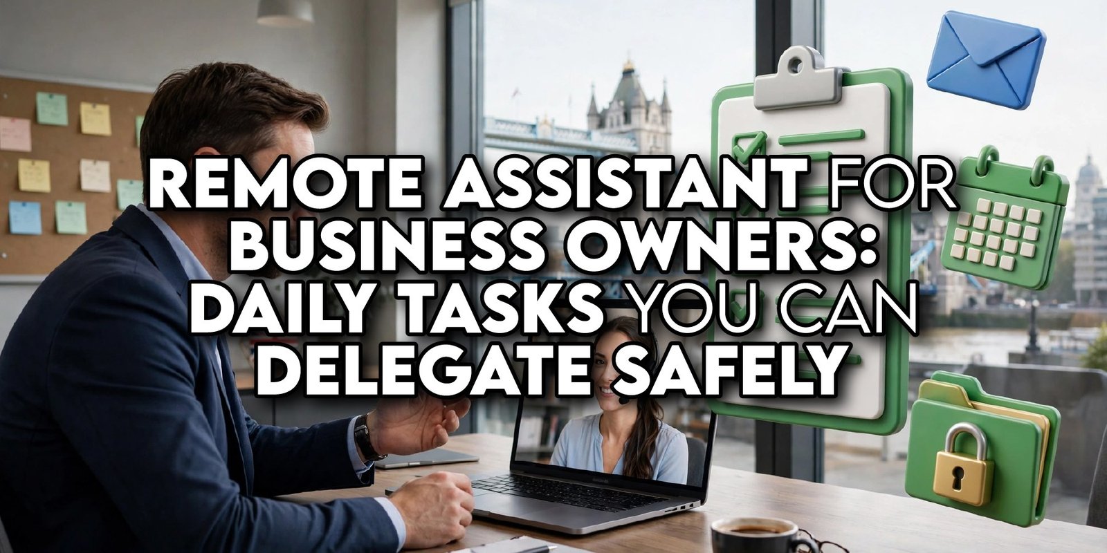 Remote Assistant for Business Owners: Daily Tasks You Can Delegate Safely